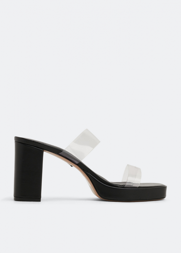 Schutz Ariella platform sandals for Women - Black in UAE | Level Shoes