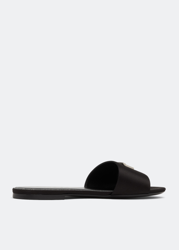 Tom Ford Satin slides for Women Black in UAE Level Shoes