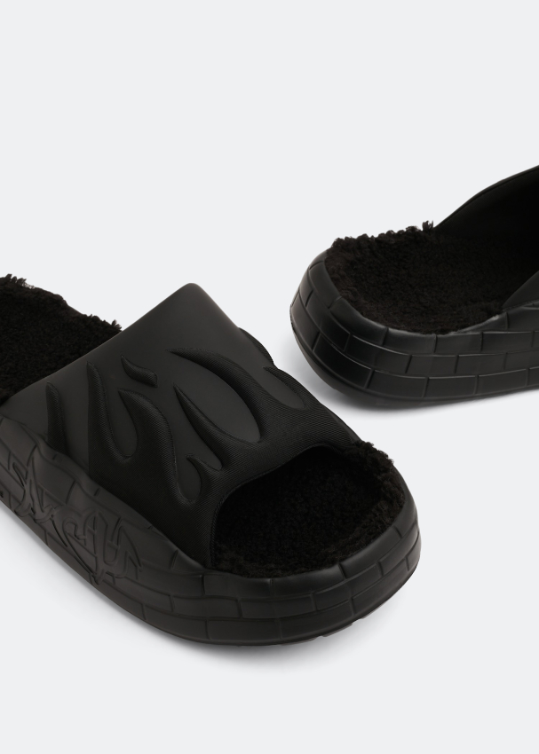 Acupuncture NYU slides for Women Black in UAE Level Shoes