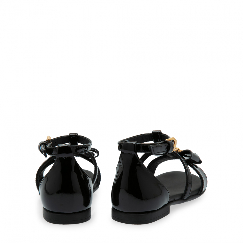 Versace Medusa leather sandals for Baby - Black in UAE | Level Shoes