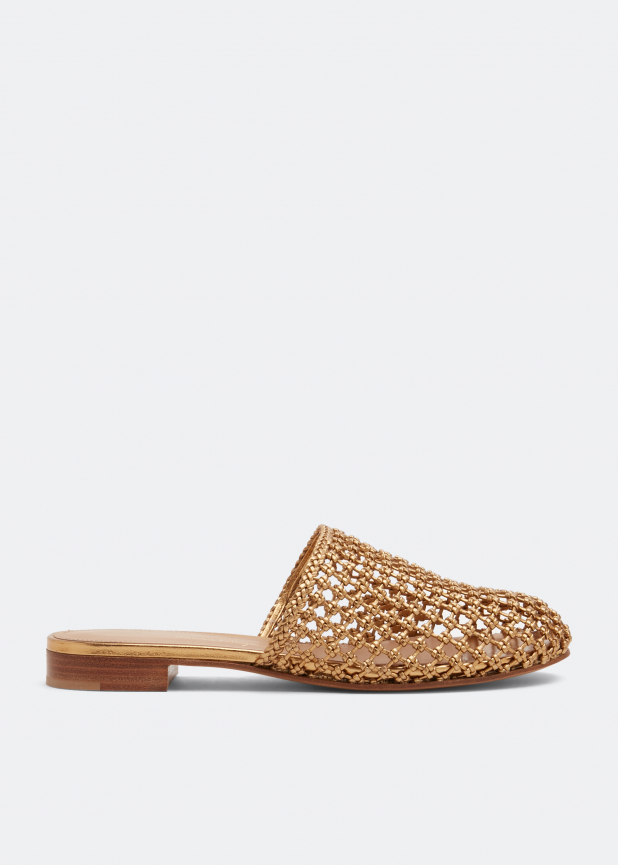 Woven mules