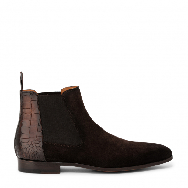 Chelsea suede boots 
