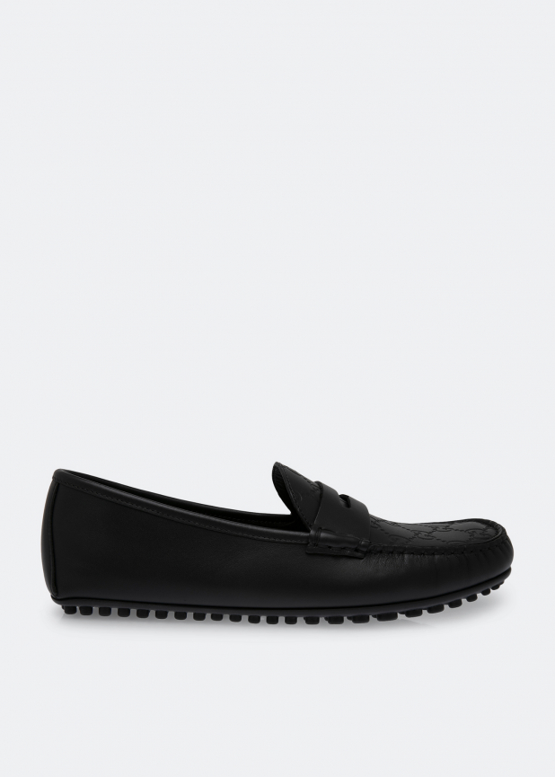 Signature driver loafers