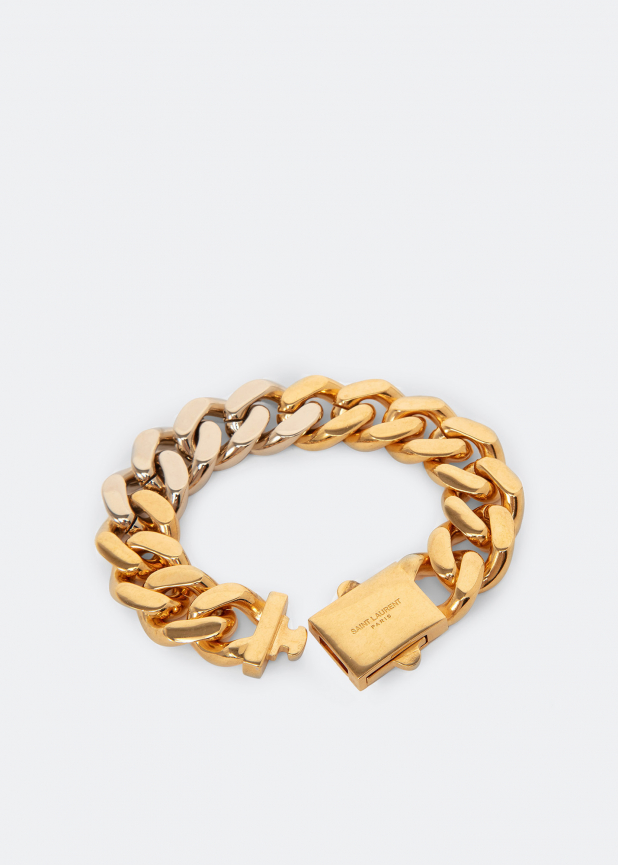Two-tone chain bracelet
