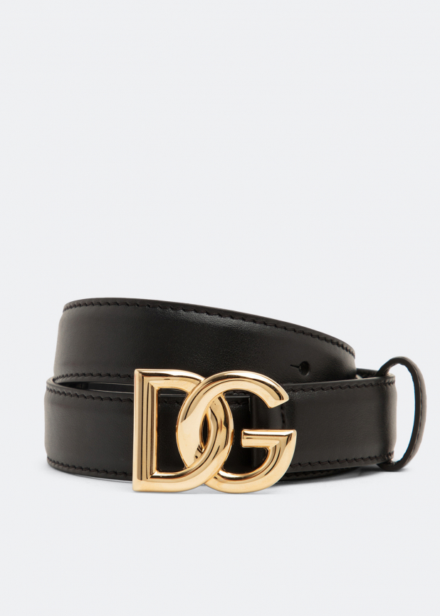 DG leather belt 
