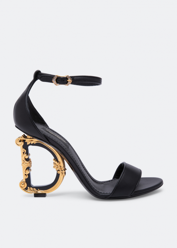 Baroque DG high-heel sandals