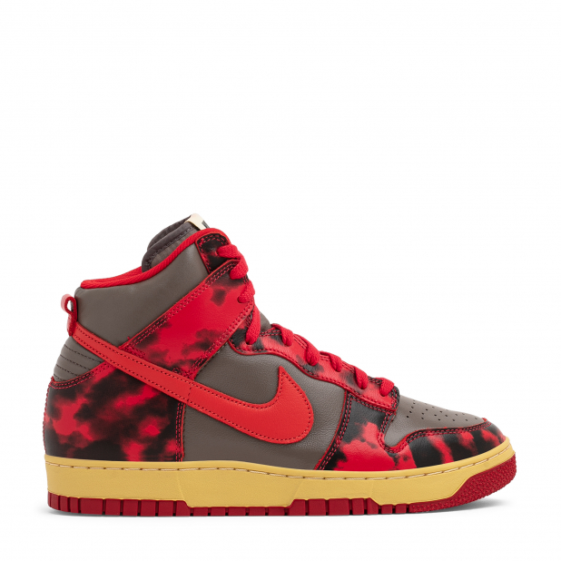 Dunk High 1985 'Red Acid Wash' sneakers