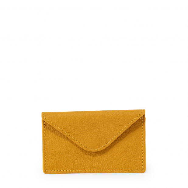 Leather envelope card holder
