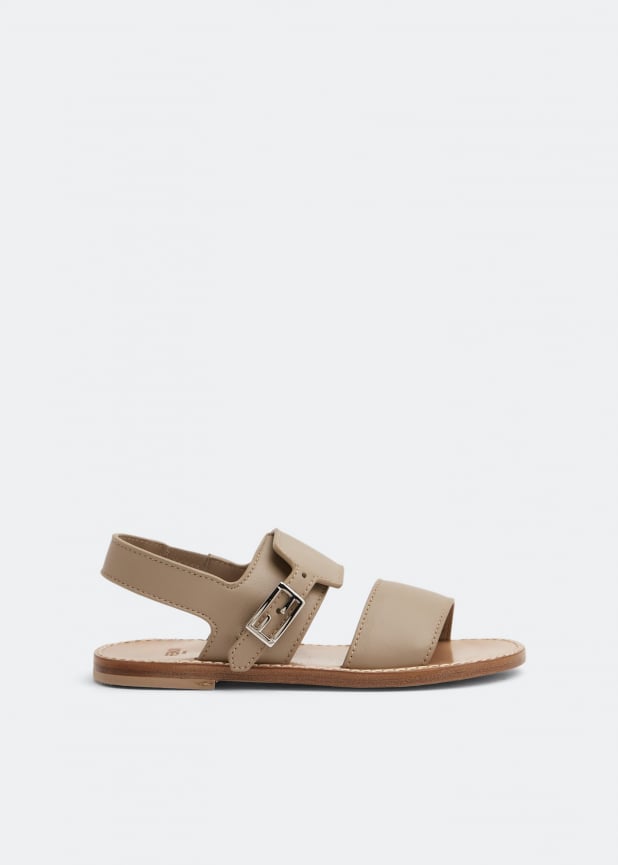 Leather sandals 
