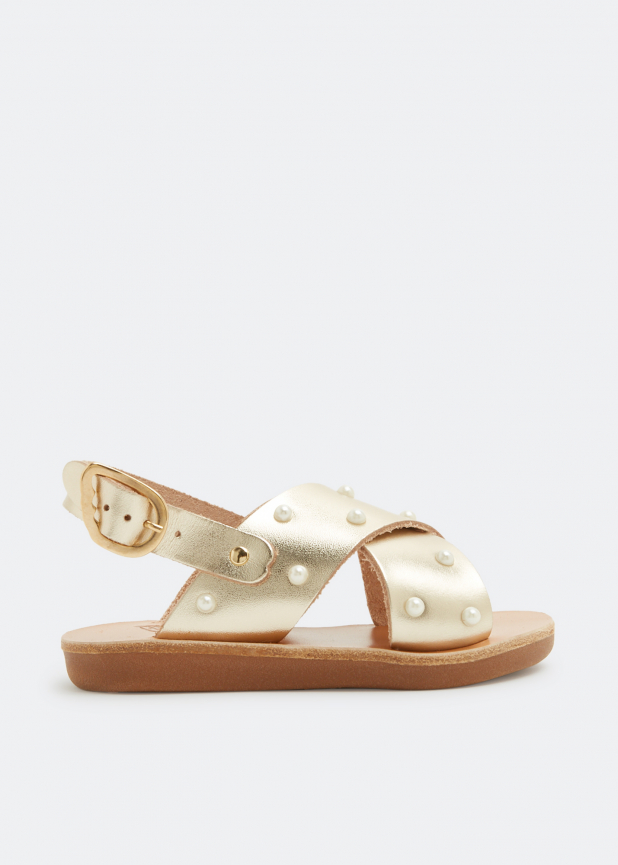 Little Maria pearls soft sandals