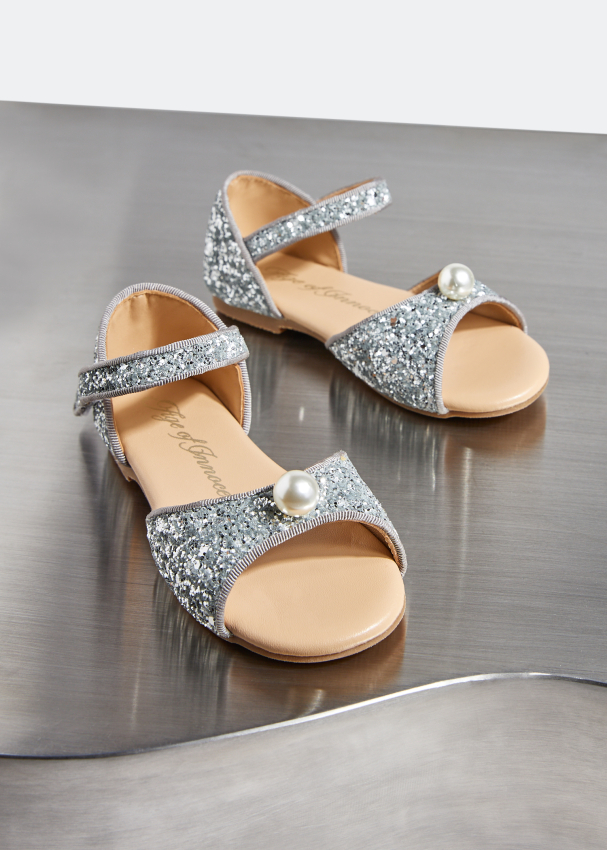 Infant deals silver sandals