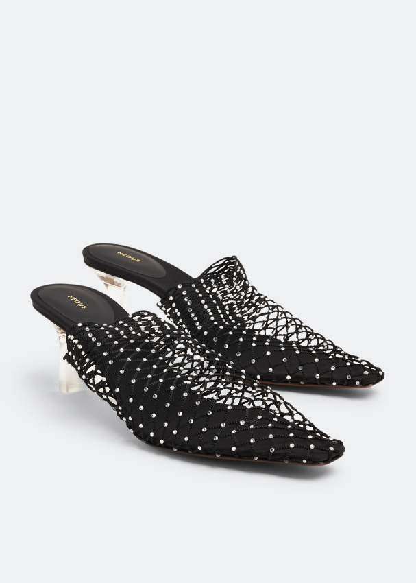 Neous Bophy jewel mules for Women - Black in KSA | Level Shoes