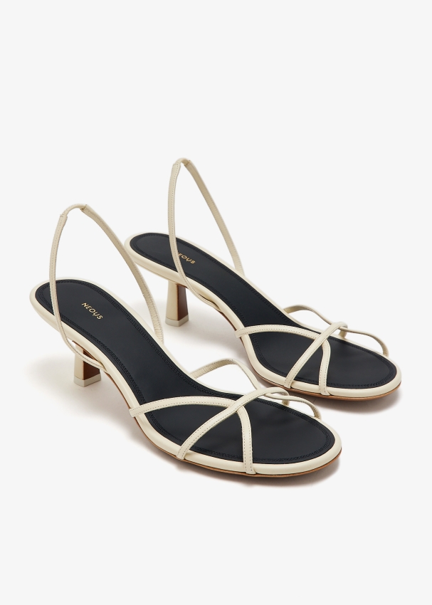 Neous Ibor sandals for Women - Cream in UAE | Level Shoes