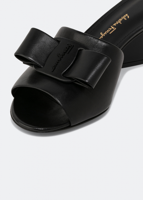 Ferragamo Valery mules for Women - Black in UAE | Level Shoes
