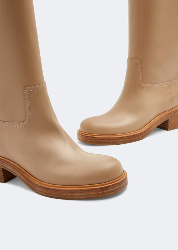 ferragamo knee high boots