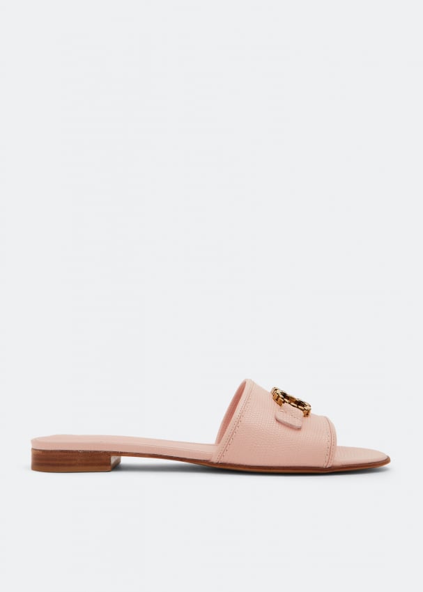 Ferragamo Gancini sandals for Women - Pink in UAE | Level Shoes