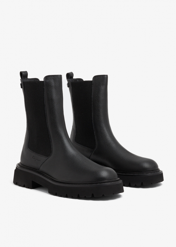 Ferragamo gancini boots shop