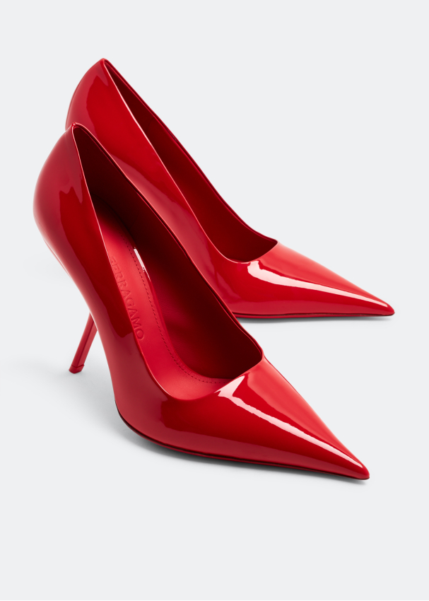 Ferragamo Black Eva Pumps