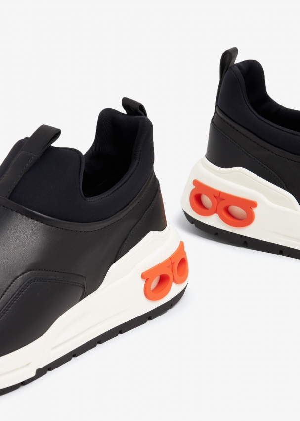 Ferragamo Cosma sneakers for Men - Black in UAE | Level Shoes