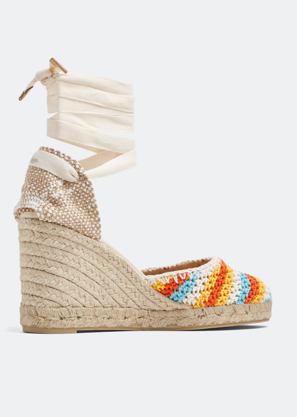 Carina Wedge Espadrilles Beige main image 0