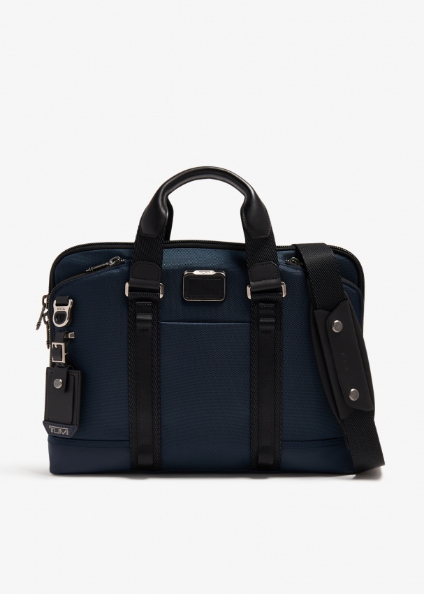 TUMI Alpha Bravo Academy briefcase for Men - Blue in UAE