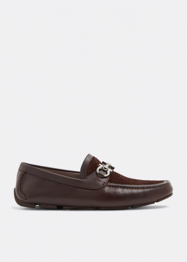 Ferragamo Gancini driving loafers for Men Brown in Bahrain Level Shoes