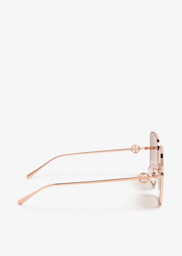 Tory Burch Metal frame sunglasses for Women Pink in KSA Level Shoes