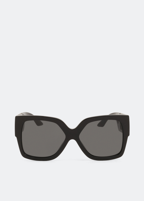 Versace Greca rectangular sunglasses for Women - Black in UAE | Level Shoes