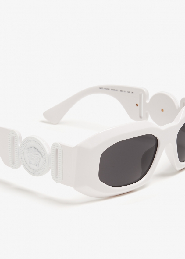 White medusa biggie sunglasses new arrivals