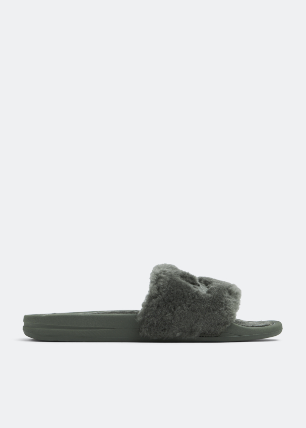 Athletic Propulsion Labs Shearling slides for Men Green in UAE