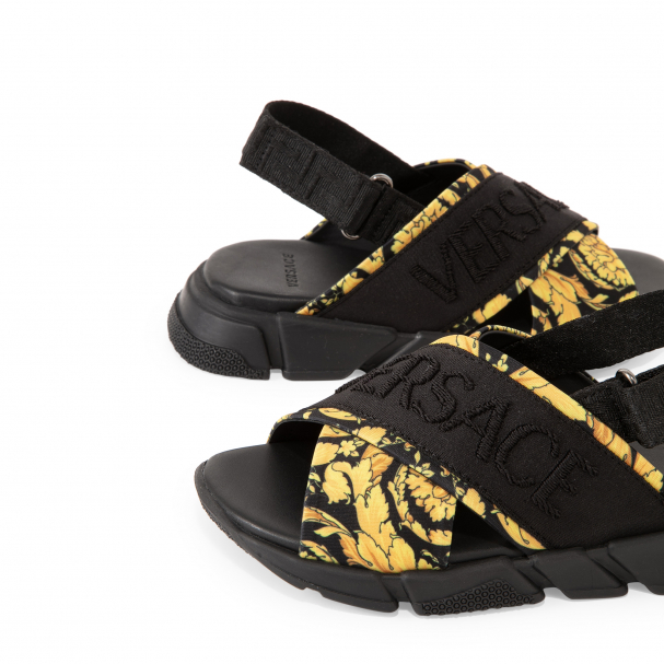 Versace barocco clearance print slipper