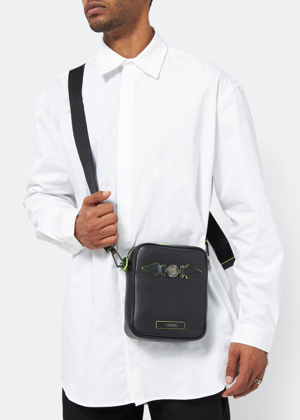 Men's Medusa Biggie Crossbody Bag by Versace