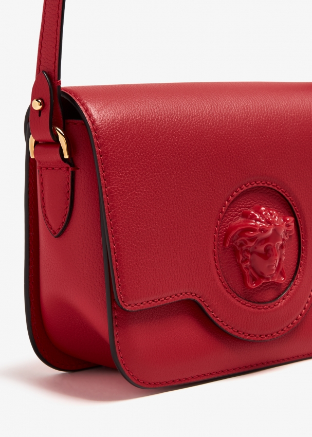 Versace La Medusa small shoulder bag for Women Red in Oman Level Shoes