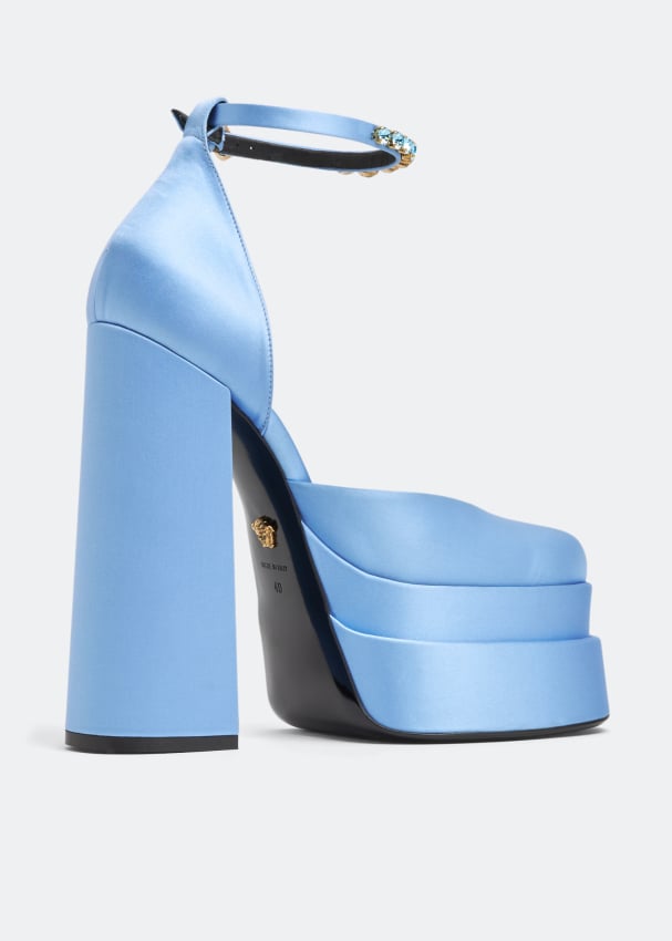 Versace Medusa Aevitas platform pumps for Women Blue in UAE