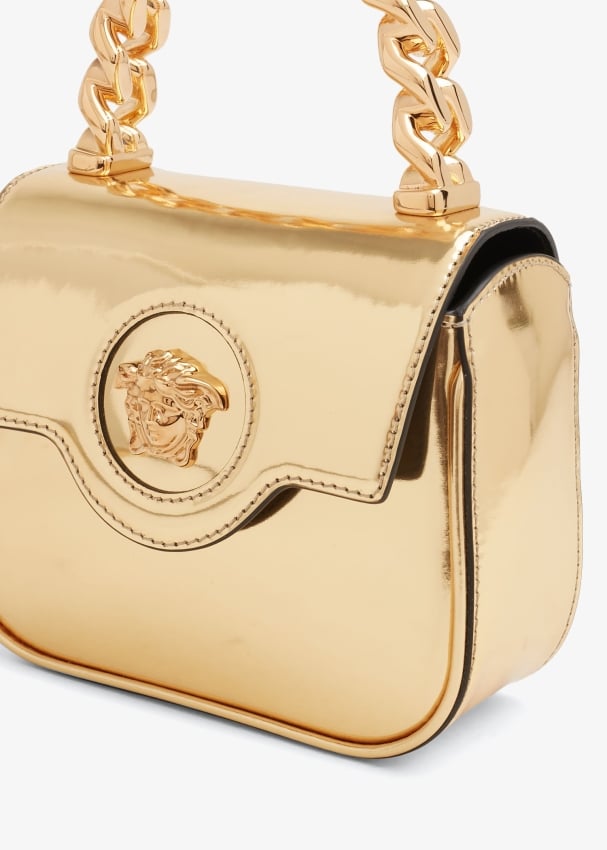 Versace La Medusa mini bag for Women - Gold in UAE