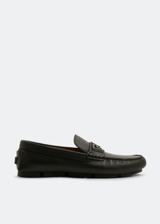 Versace La Greca loafers for Men - Black in UAE | Level Shoes