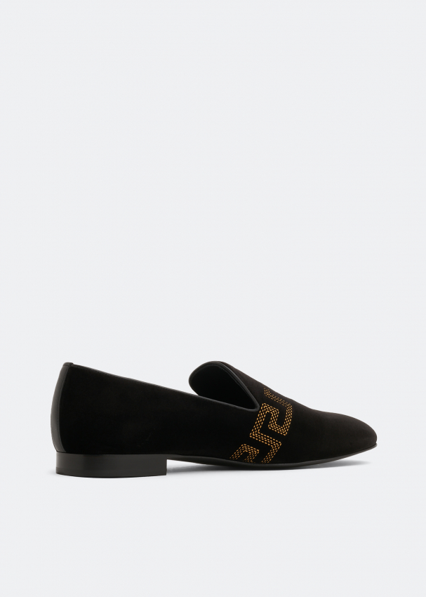 Versace Greca velvet loafers for Men Multicolored in KSA Level Shoes