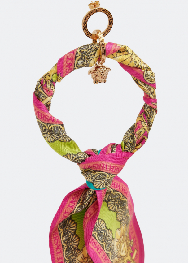 Versace scarf hotsell earrings