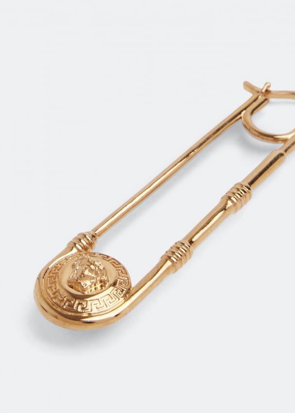 Versace safety hotsell pin earrings