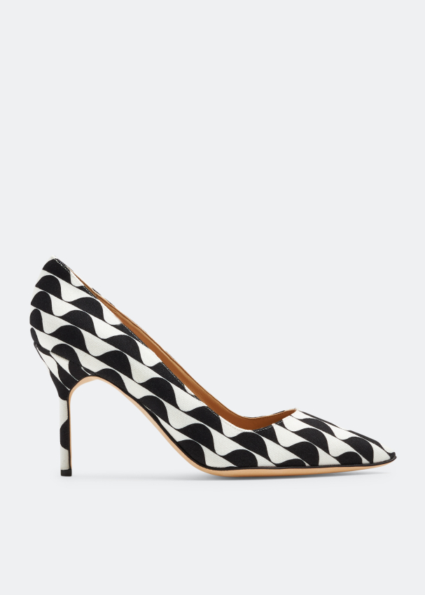 Manolo blahnik zebra sales pumps