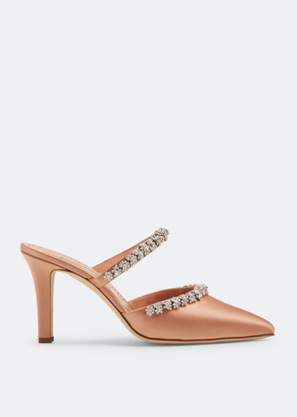 Manolo Blahnik Vedadmu mules for Women Neutral in UAE Level Shoes