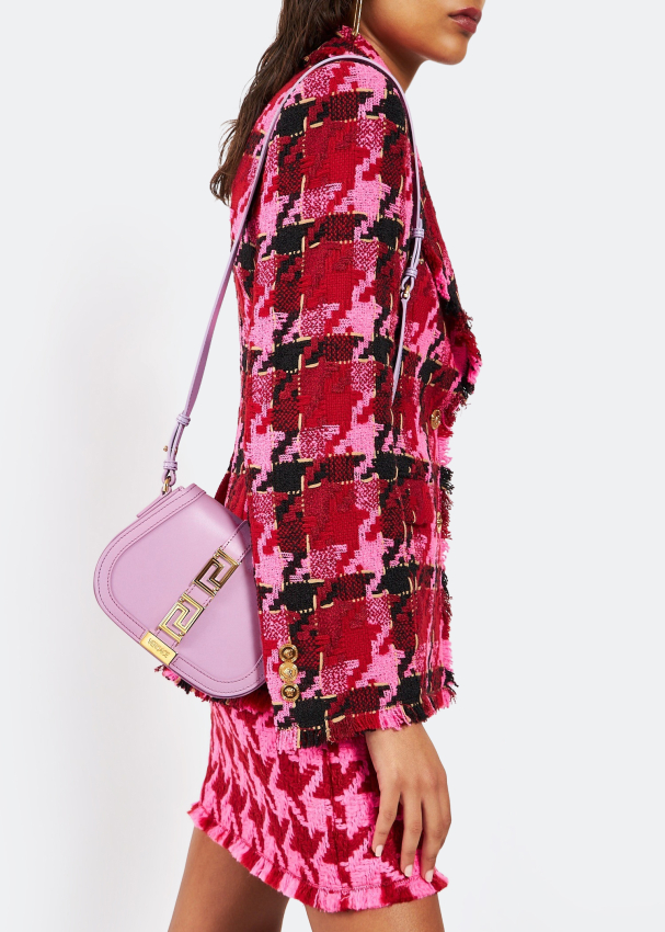 Versace Greca Goddess small shoulder bag for Women Purple in UAE