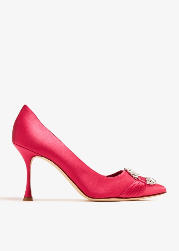 Manolo Blahnik Maida pumps for Women Pink in KSA Level Shoes