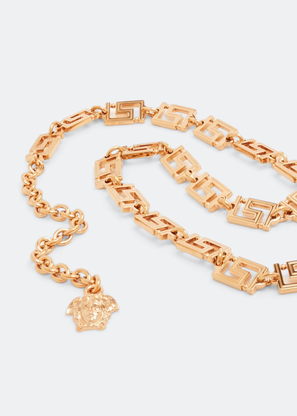 Greca Goddess chain belt in gold - Versace