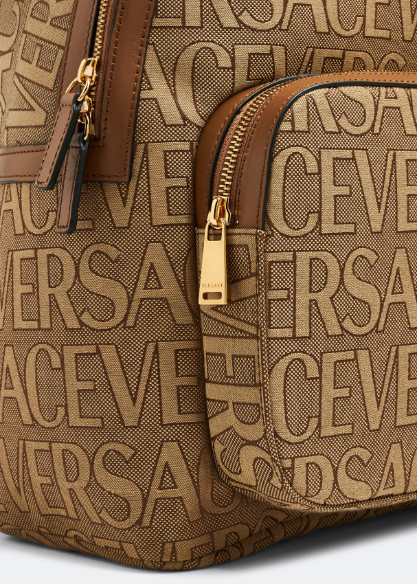 Versace sales leather backpack