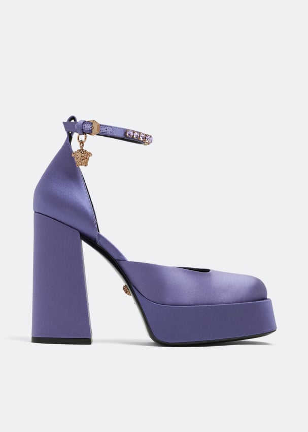 Versace Medusa Aevitas single-platform pumps for Women - Purple in UAE ...