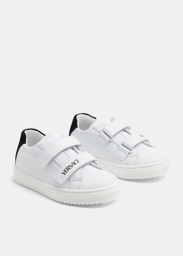 Versace Logo sneakers for Baby White in Kuwait Level Shoes