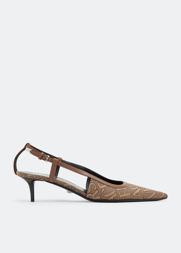 Versace Versace Allover slingback pumps for Women - Brown in UAE ...