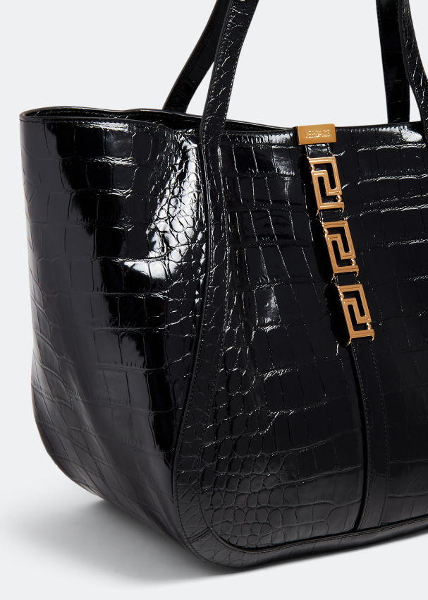 Versace Greca Goddess Large leather tote bag Versace
