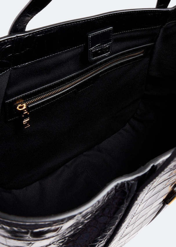 Versace Greca Goddess large tote bag for Women - Black in